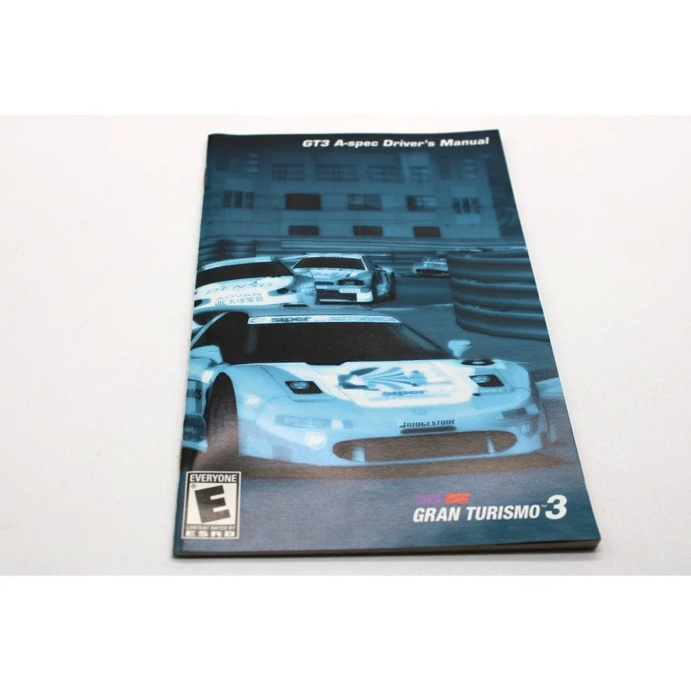 PS2 Gran Turismo 3 A-spec (Sony PlayStation 2, 2001) CIB w/ Manual‎ Greatest Hit